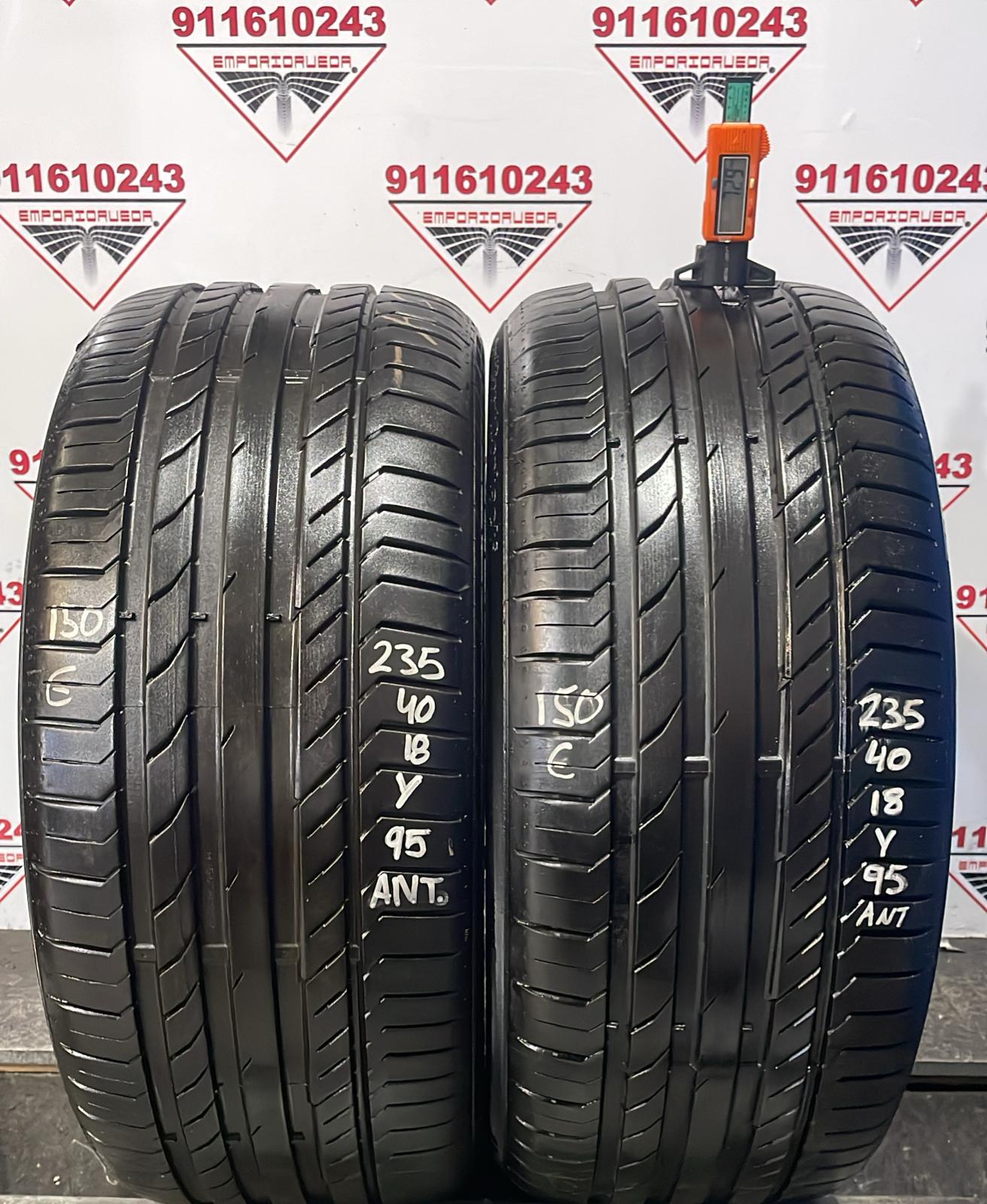 CONTINENTAL CONTISPORTCONTACT 5 USADO  235/40 R18 95 Y